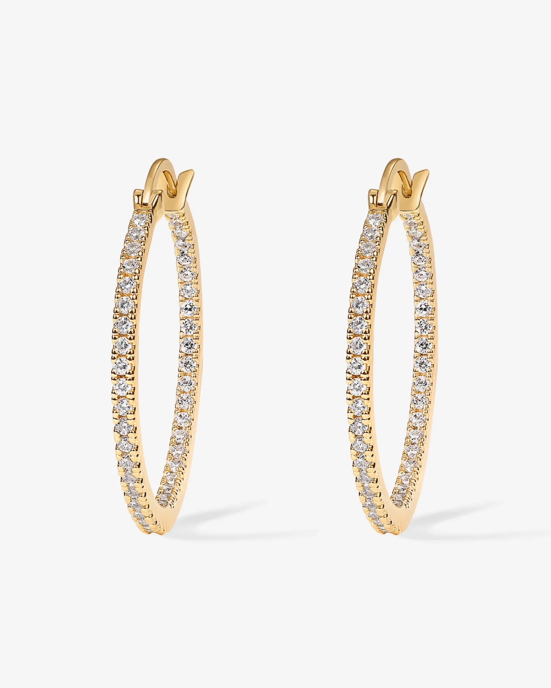 PAVOI Hoops-Slim Inside-Out Hoops