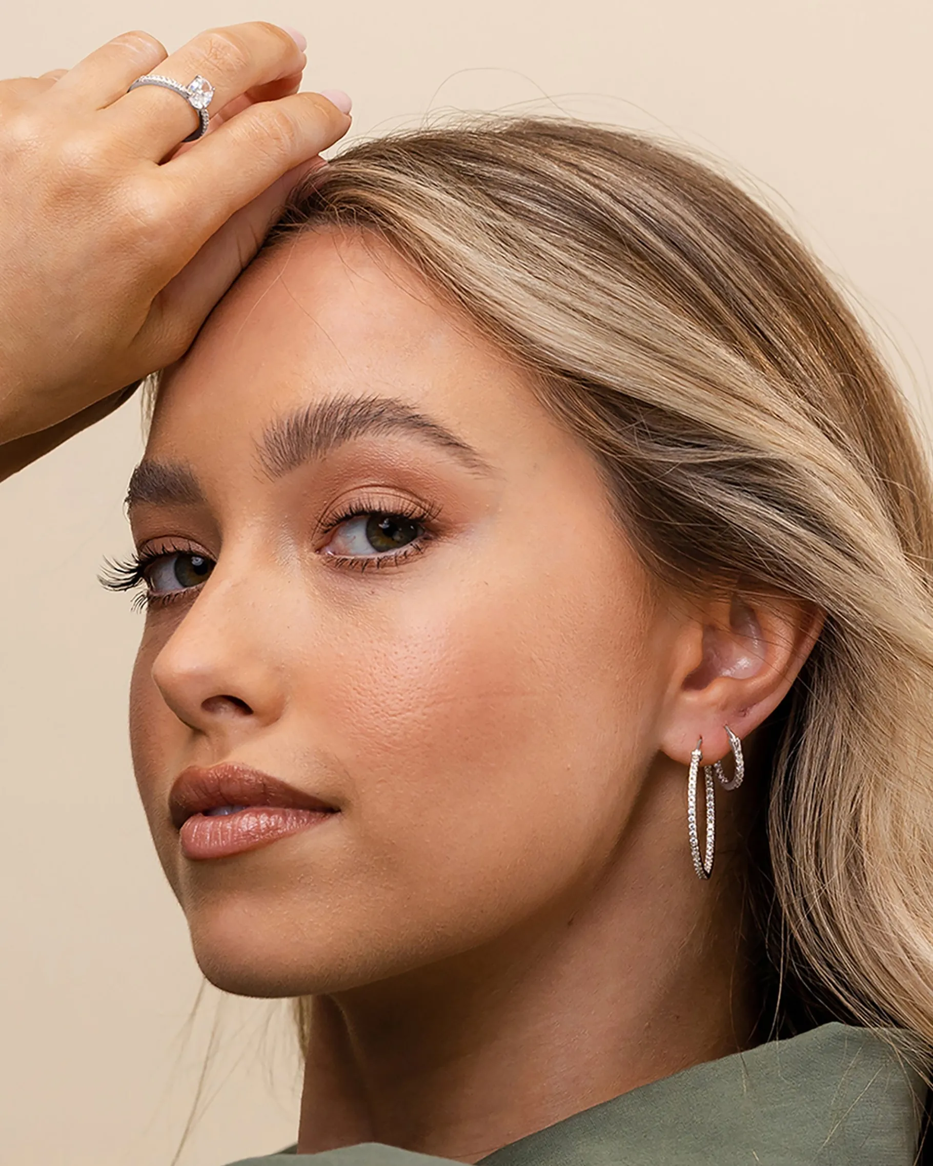 PAVOI Hoops-Slim Inside-Out Hoops