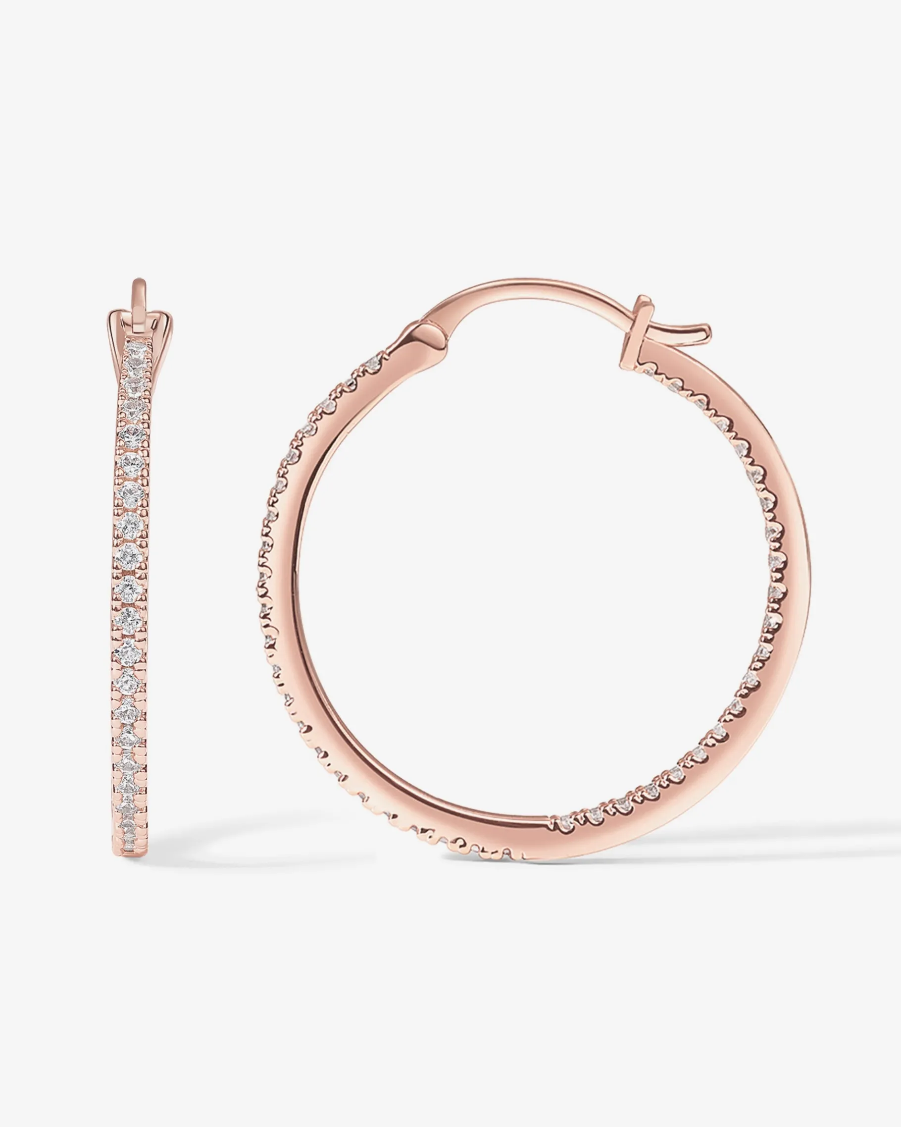 PAVOI Hoops-Slim Inside-Out Hoops