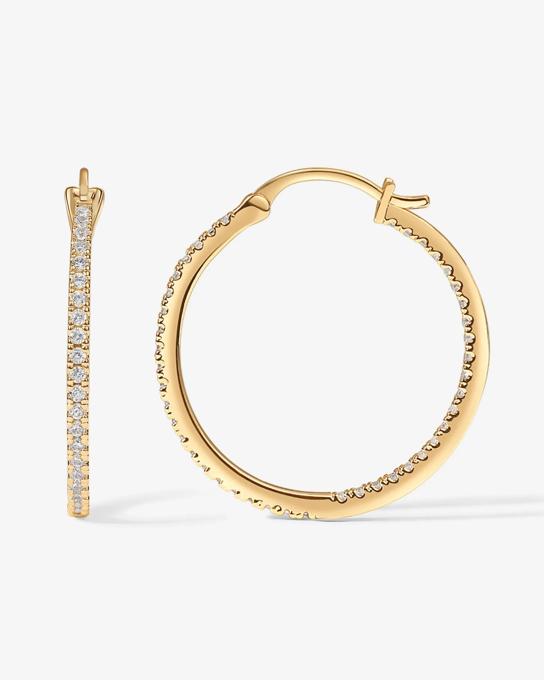PAVOI Hoops-Slim Inside-Out Hoops