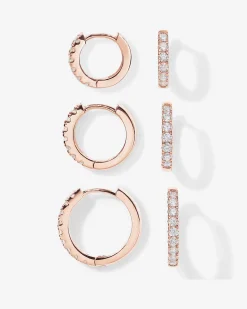 PAVOI Huggies-Small Hoop Earrings Bundle
