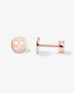 PAVOI Flat Backs|Studs-Smiley Face Screw Back Stud
