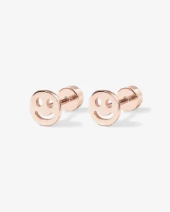 PAVOI Flat Backs|Studs-Smiley Face Screw Back Stud