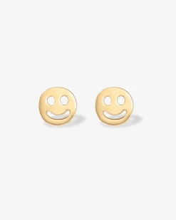 PAVOI Flat Backs|Studs-Smiley Face Screw Back Stud