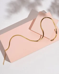 PAVOI Chains-Snake Chain Adjustable Necklace