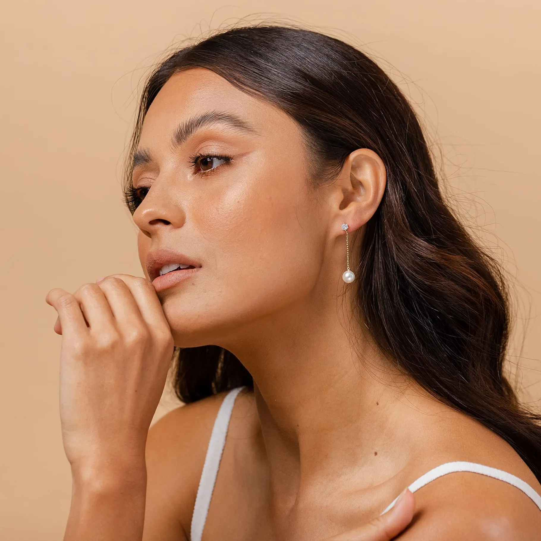 PAVOI Dangle & Threader|Studs-Sola Pearl Studs