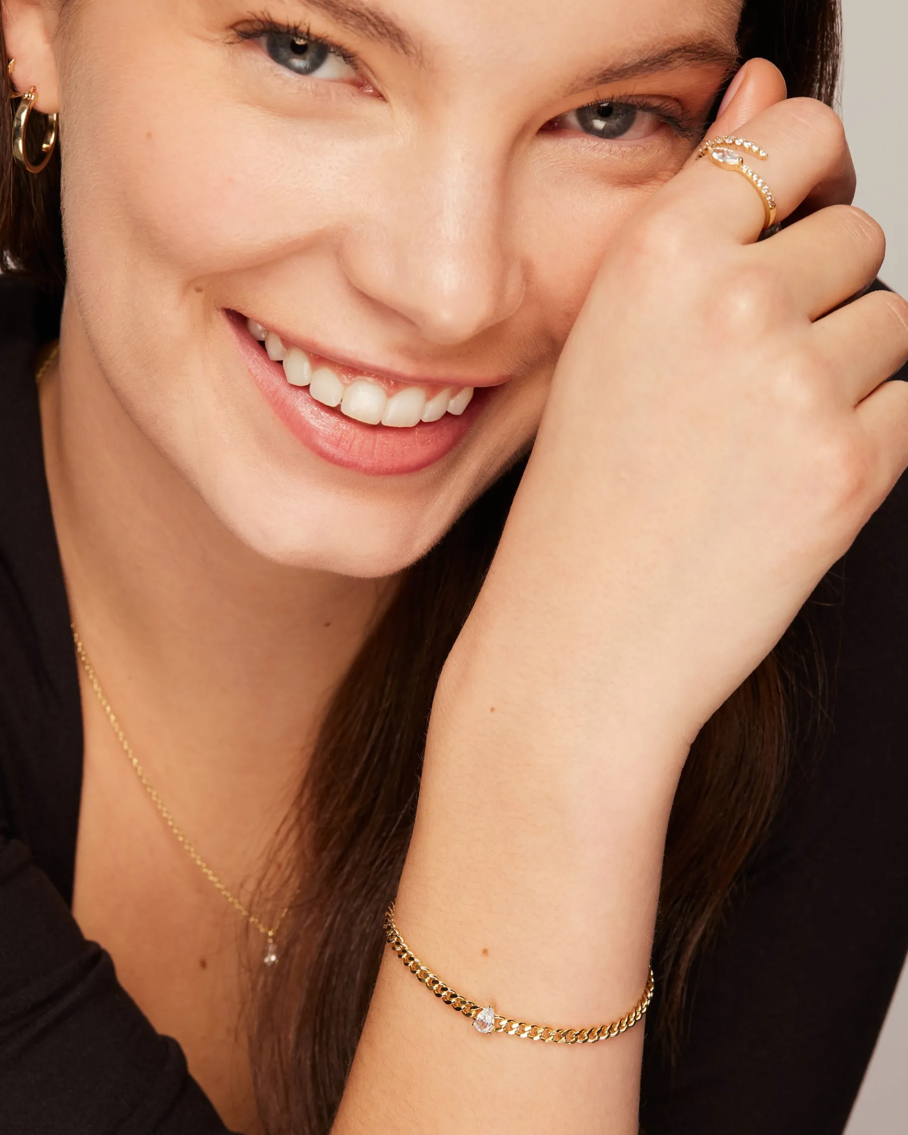 PAVOI Solitaire-Solitaire Chain Bracelet