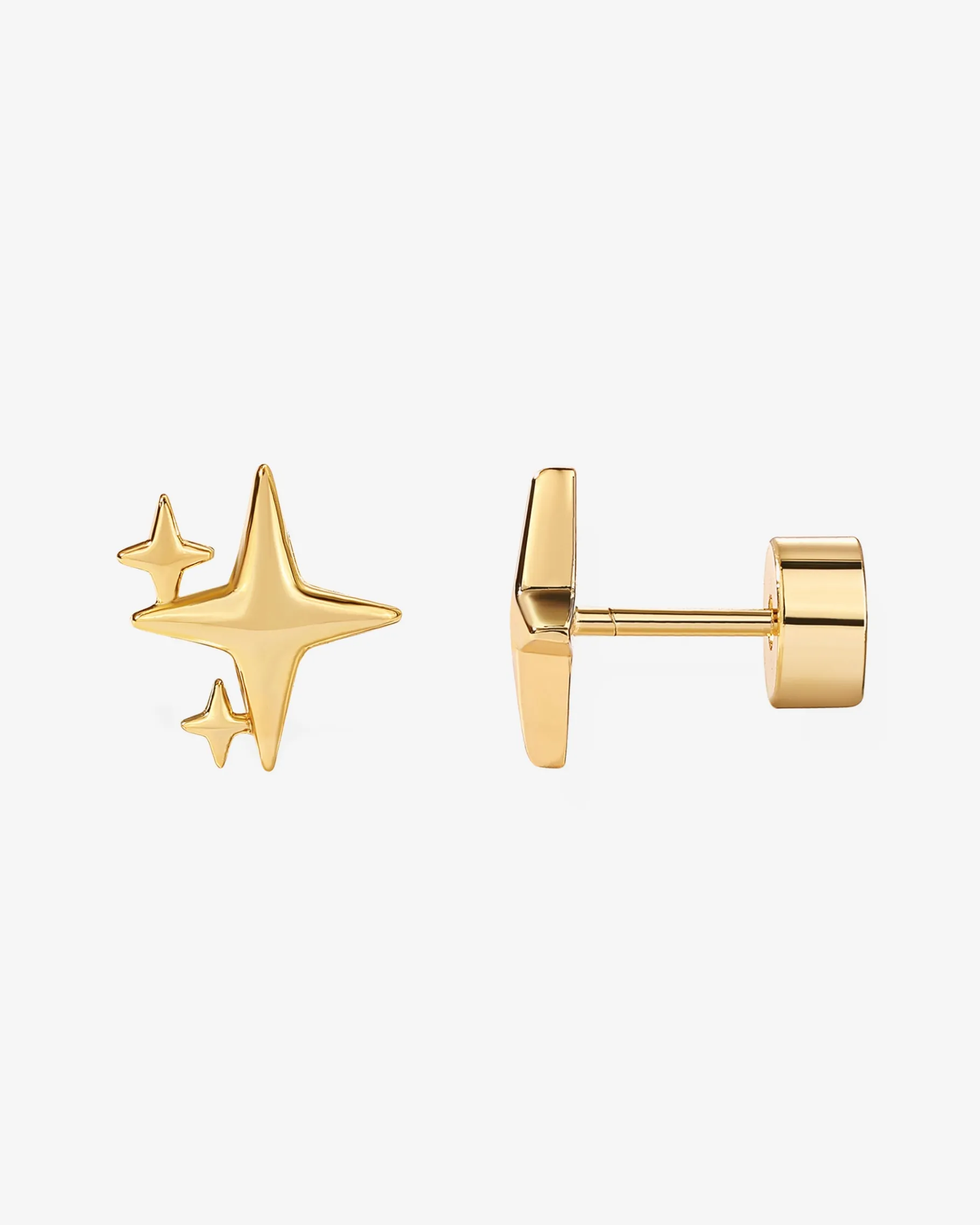 PAVOI Flat Backs|Studs-Sparkle Star Screwbacks