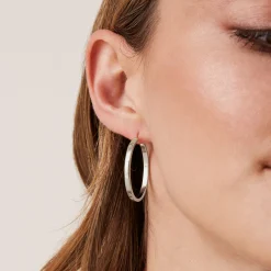 PAVOI Hoops-Square Edge Open Hoop