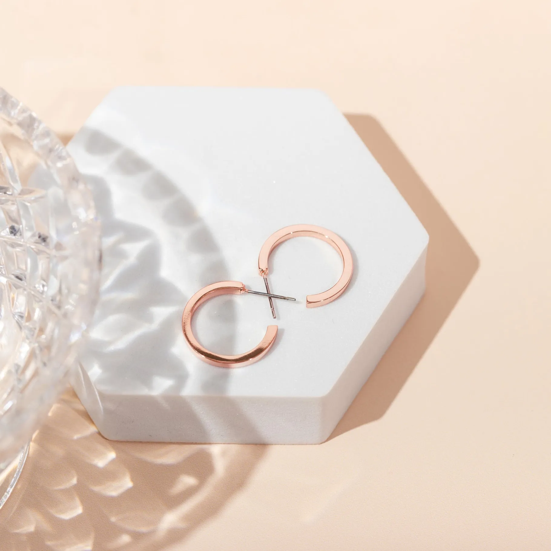 PAVOI Hoops-Square Edge Open Hoop