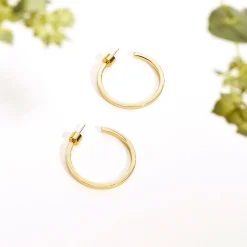 PAVOI Hoops-Square Edge Open Hoop