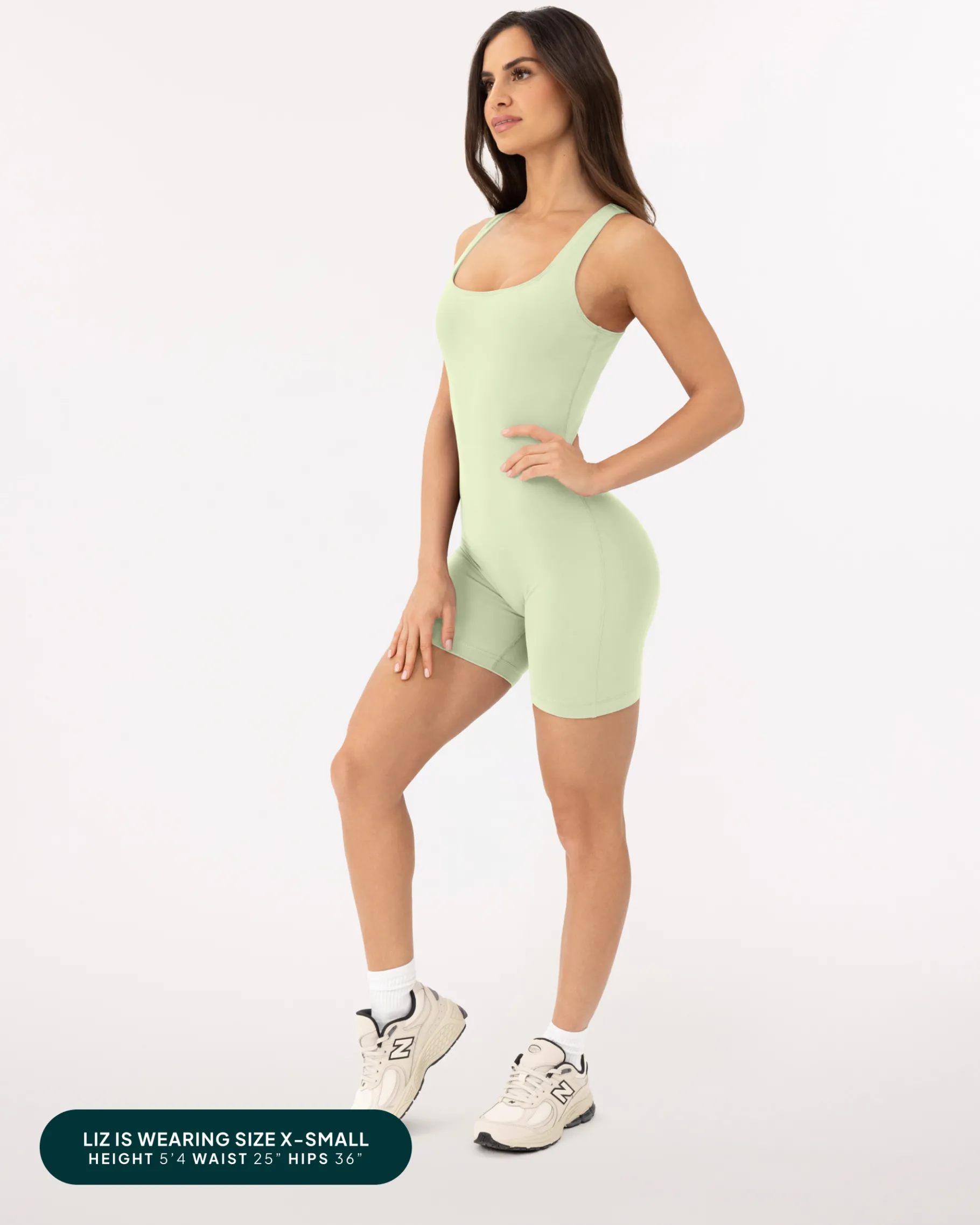 PAVOI Rompers|Onesies-Square Neck 5" One Piece Workout Romper