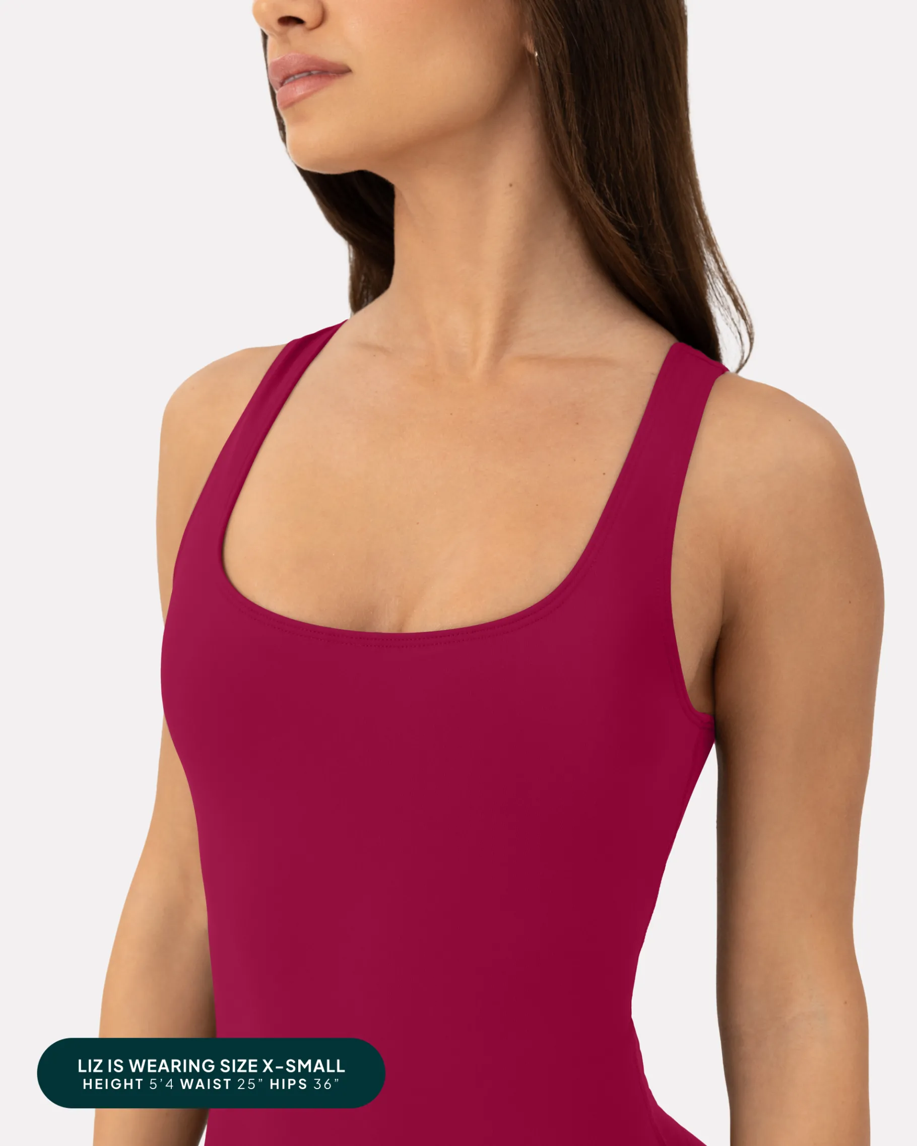 PAVOI Rompers|Onesies-Square Neck 5" One Piece Workout Romper