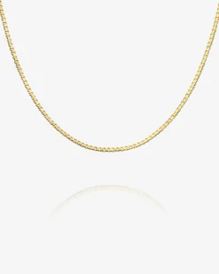 PAVOI Italian Chains|Chains-Stackable Thick Square Box Chain Necklace