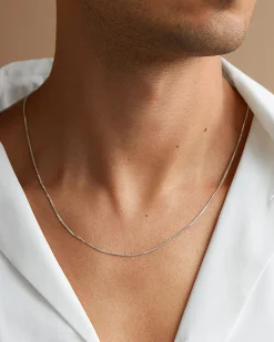 PAVOI Italian Chains|Chains-Stackable Thick Square Box Chain Necklace