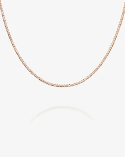 PAVOI Italian Chains|Chains-Stackable Thick Square Box Chain Necklace