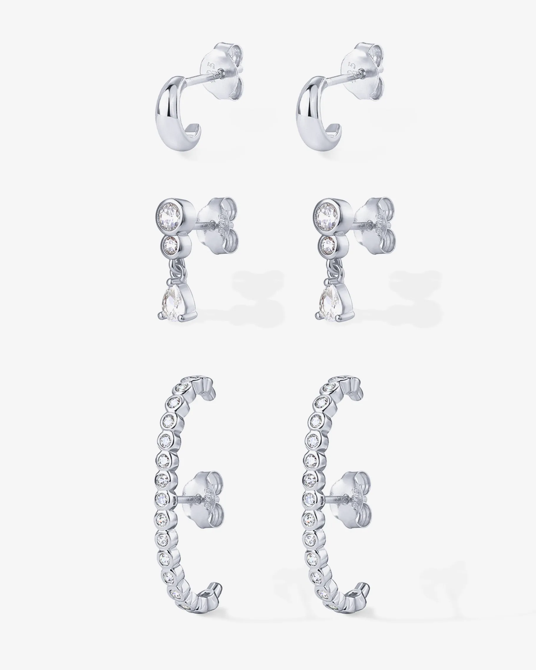 PAVOI Statement|Studs-Stacking Earring Multipack