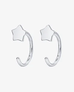 PAVOI Huggies-Star Half Hoop Huggie