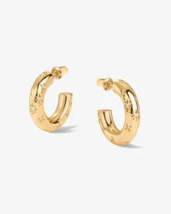 PAVOI Hoops-Starburst Hoop Earrings