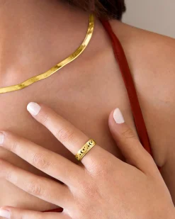 PAVOI Anxiety|Stackable-Starry Night Anxiety Ring