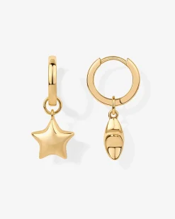 PAVOI Dangle & Threader|Huggies-Starstruck Dangle Huggies