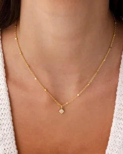 PAVOI Pendants|Chains-Statement Square Chain Princess Pendant