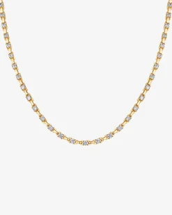 PAVOI Tennis-Station Tennis Necklace
