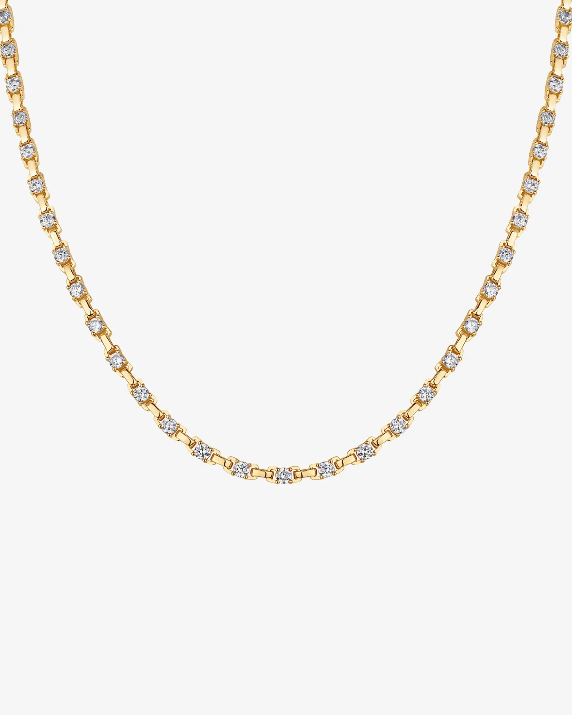 PAVOI Tennis-Station Tennis Necklace