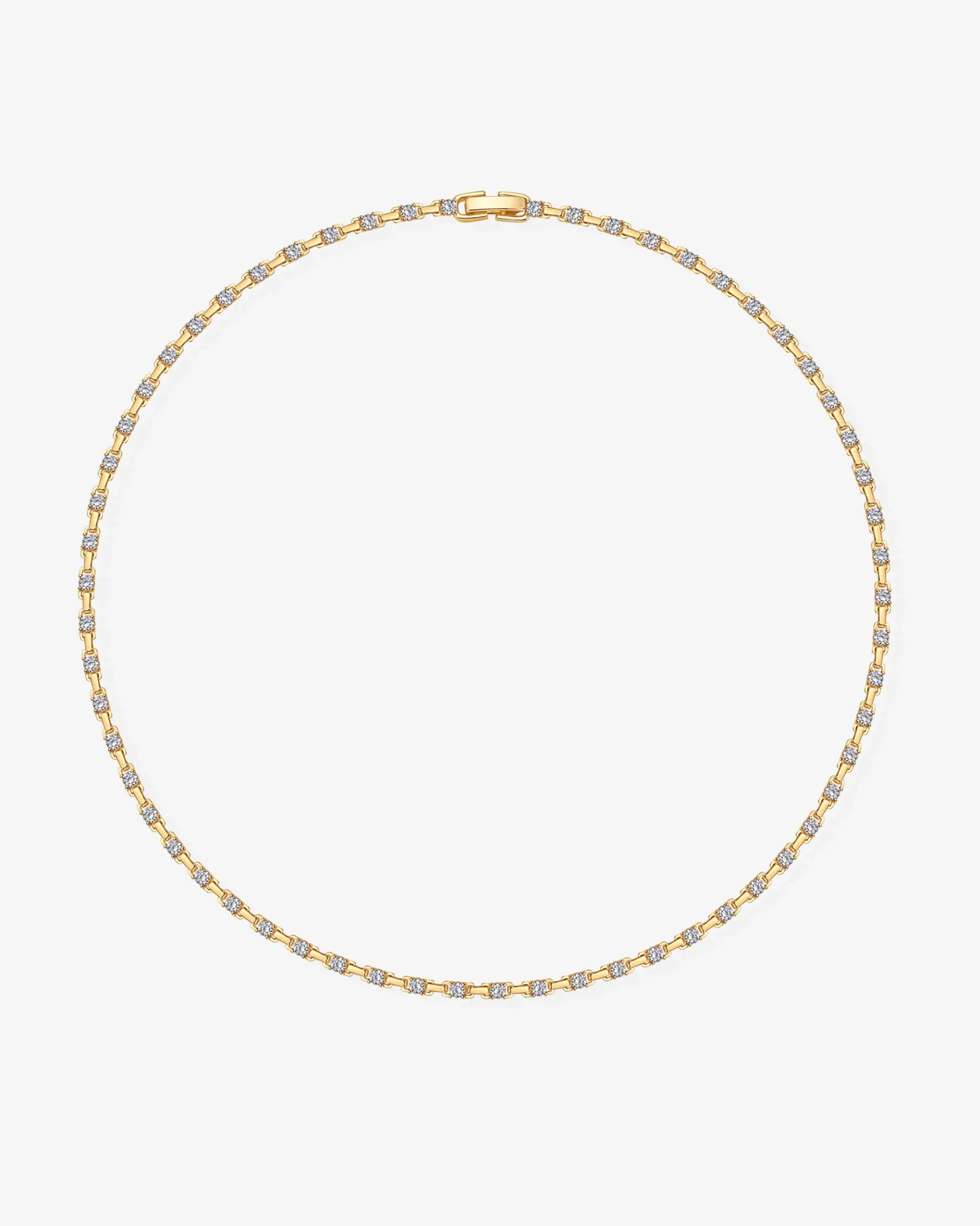 PAVOI Tennis-Station Tennis Necklace