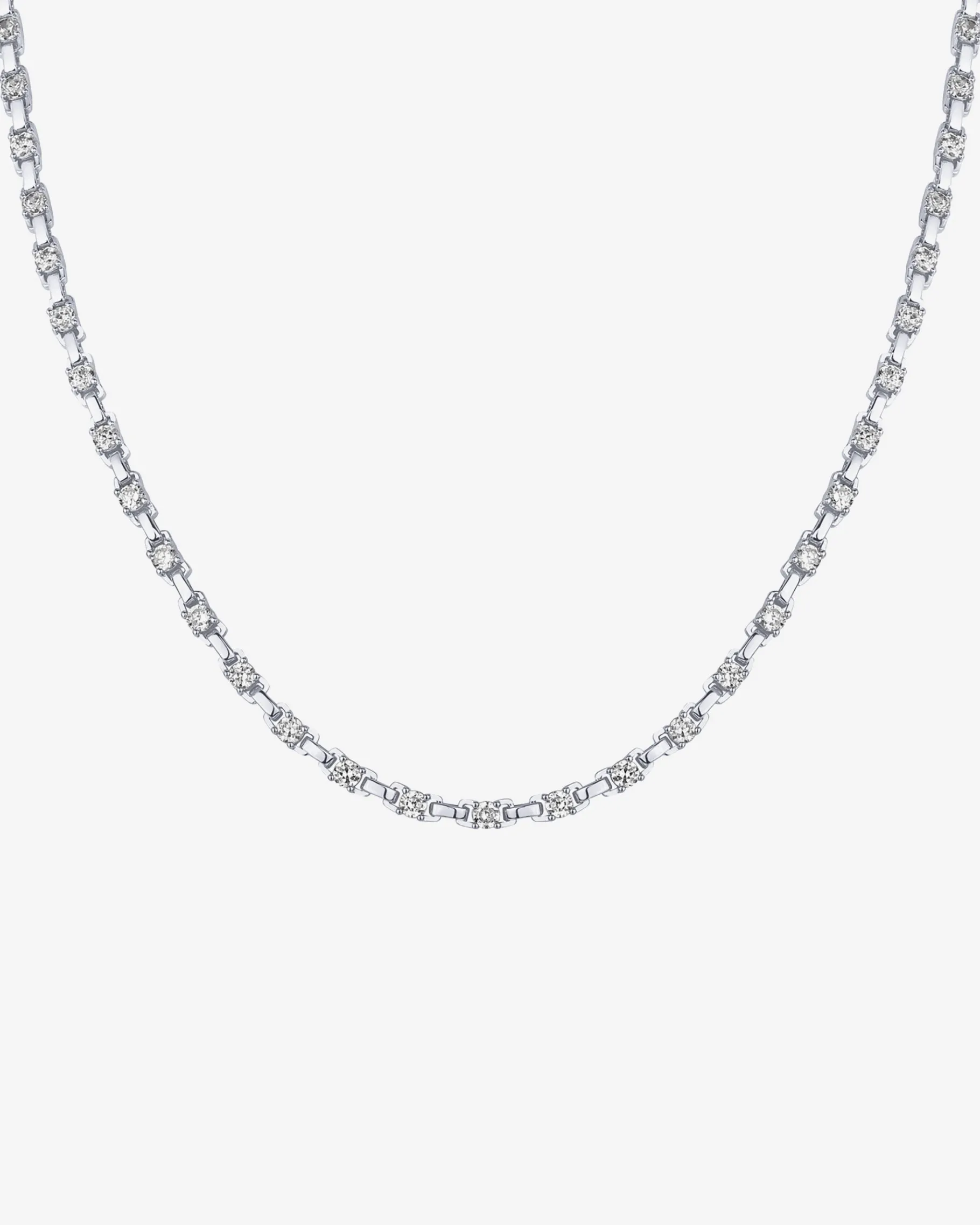 PAVOI Tennis-Station Tennis Necklace