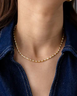 PAVOI Tennis-Station Tennis Necklace