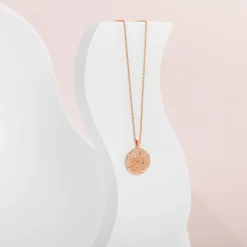 PAVOI Pendants-Sun-Moon Engraved Coin Pendant
