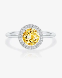PAVOI Adjustable-Swarovski Crystal Birthstone Ring