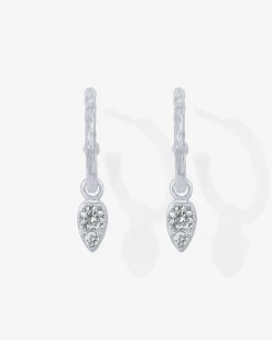 PAVOI Dangle & Threader|Hoops-Tear Drop Hoops