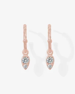 PAVOI Dangle & Threader|Hoops-Tear Drop Hoops