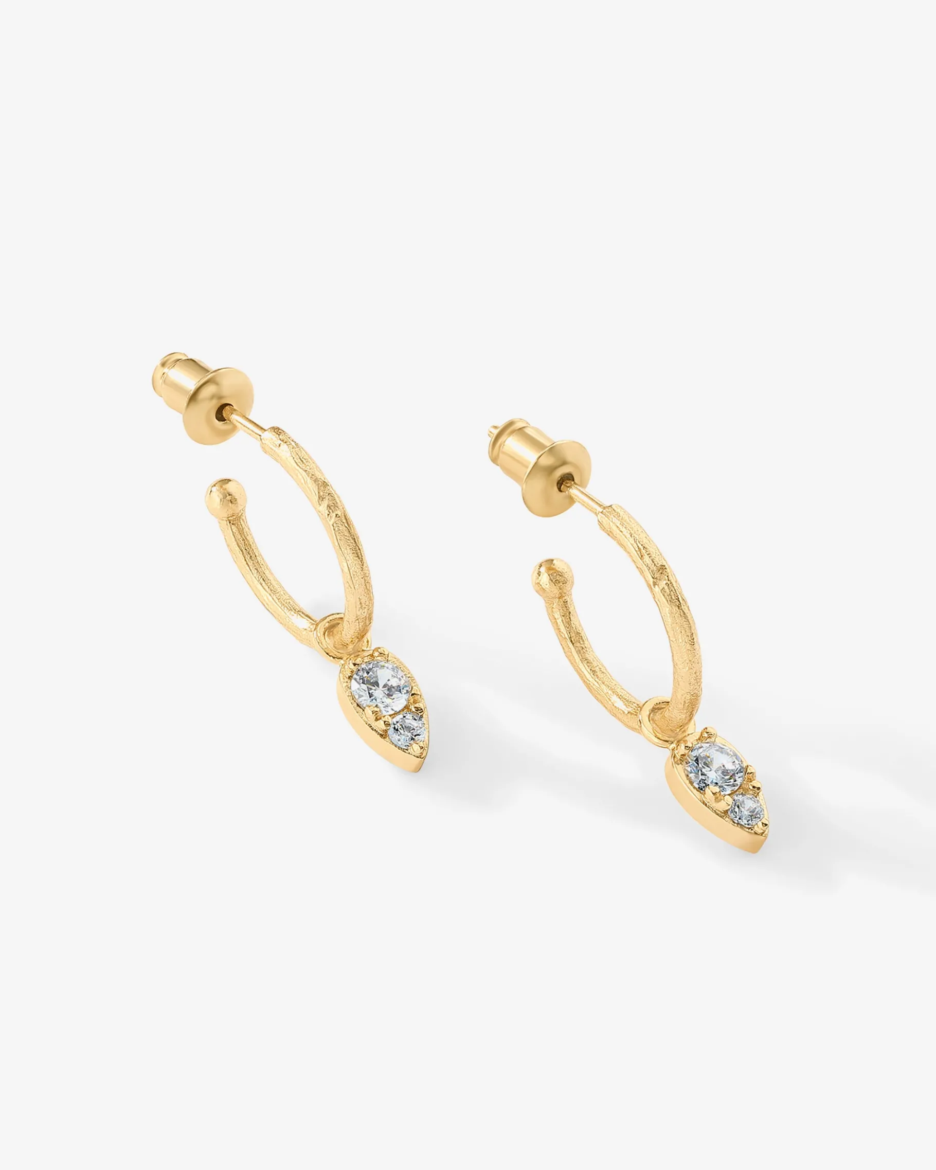 PAVOI Dangle & Threader|Hoops-Tear Drop Hoops