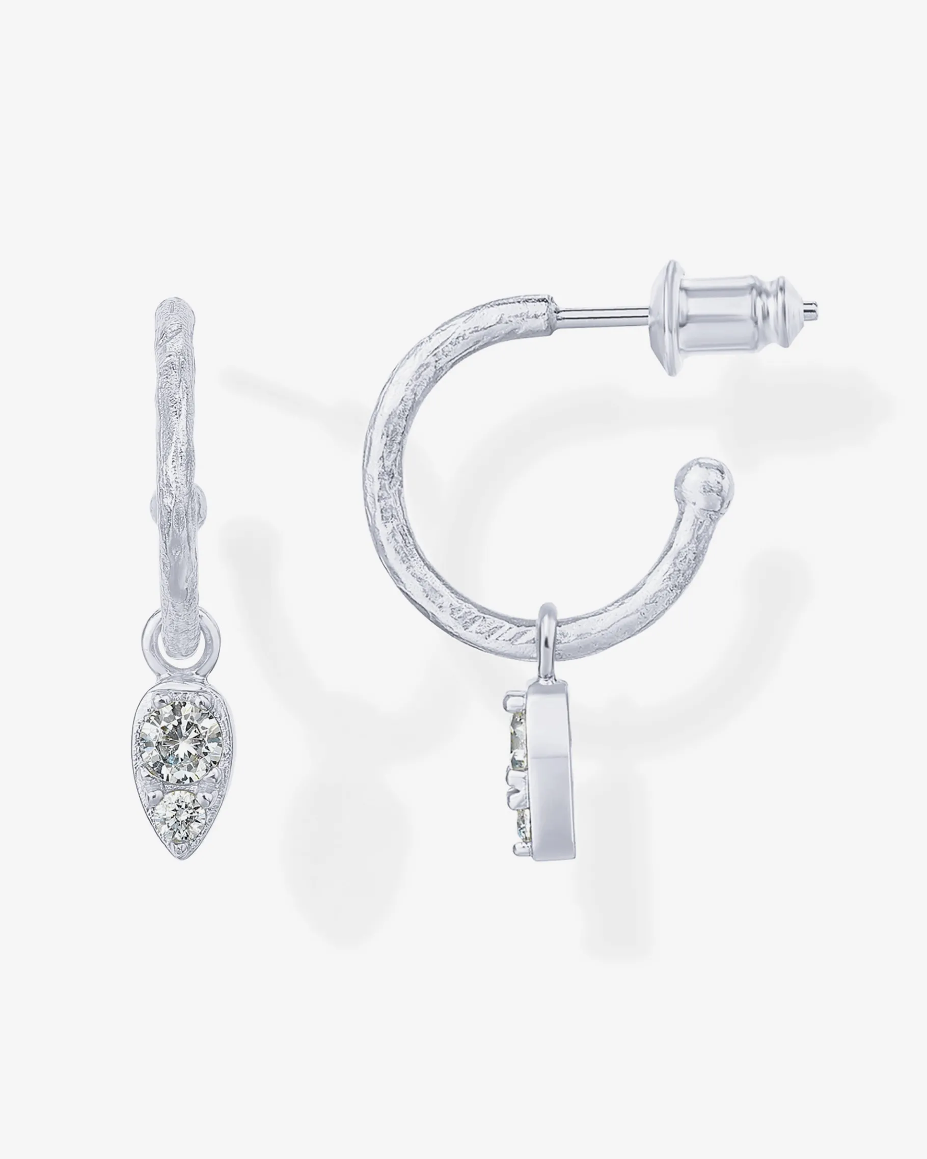 PAVOI Dangle & Threader|Hoops-Tear Drop Hoops