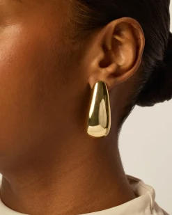 PAVOI Dangle & Threader|Hoops-Teardrop Half Hoops