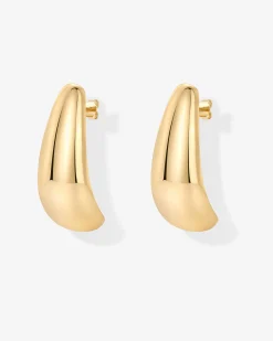 PAVOI Dangle & Threader|Hoops-Teardrop Half Hoops