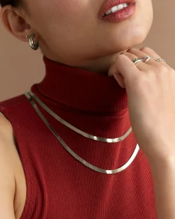 PAVOI Italian Chains|Chains-Thick Magic Flex Snake Necklace