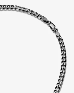 PAVOI Italian Chains|Chains-Thick Super Flat Curb Link Chain Necklace