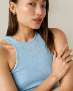 PAVOI Italian Chains|Chains-Thin Cable Chain Necklace
