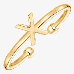 PAVOI Adjustable|Stackable-Thin Initial Ring