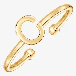 PAVOI Adjustable|Stackable-Thin Initial Ring