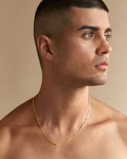 PAVOI Italian Chains|Chains-Thin Magic Flex Snake Necklace