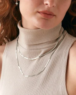 PAVOI Italian Chains|Chains-Thin Magic Flex Snake Necklace