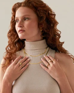 PAVOI Italian Chains|Chains-Thin Magic Flex Snake Necklace
