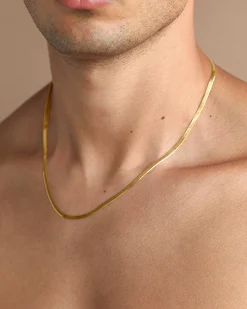 PAVOI Italian Chains|Chains-Thin Magic Flex Snake Necklace