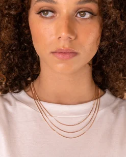PAVOI Layered|Chains-Three Layered Chain Necklace