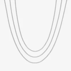 PAVOI Layered|Chains-Three Layered Chain Necklace